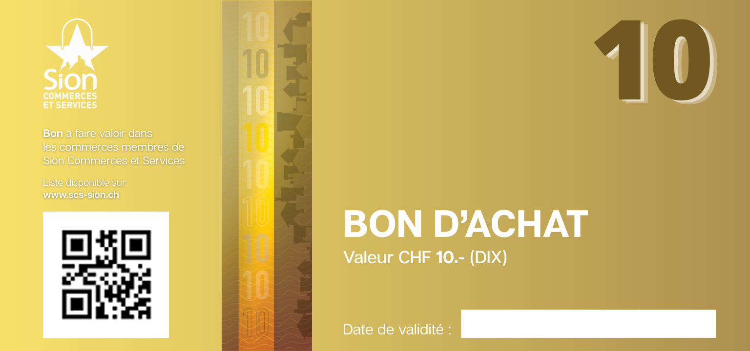 Bon 10 CHF