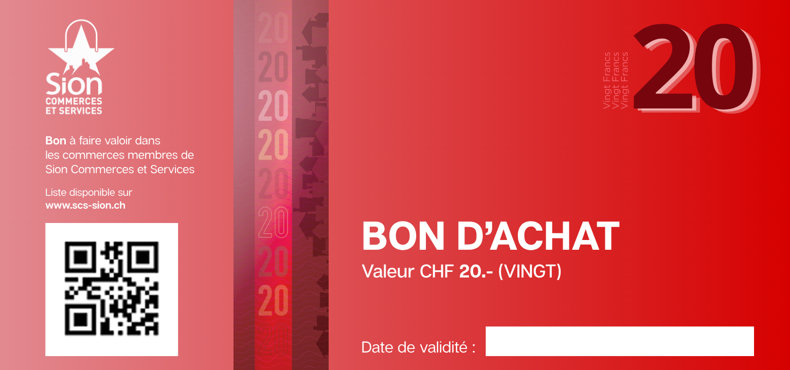 Bon 20 CHF