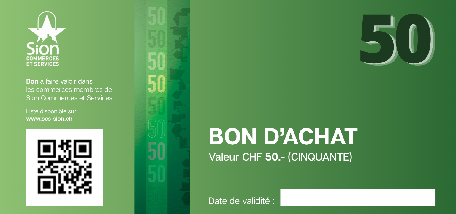Bon 50 CHF
